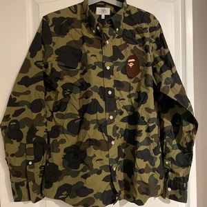 Size M Bape camo shirt